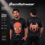 Tobey Mask Spiderman Black Drop Shoulder